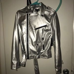 Bebe silver jacket